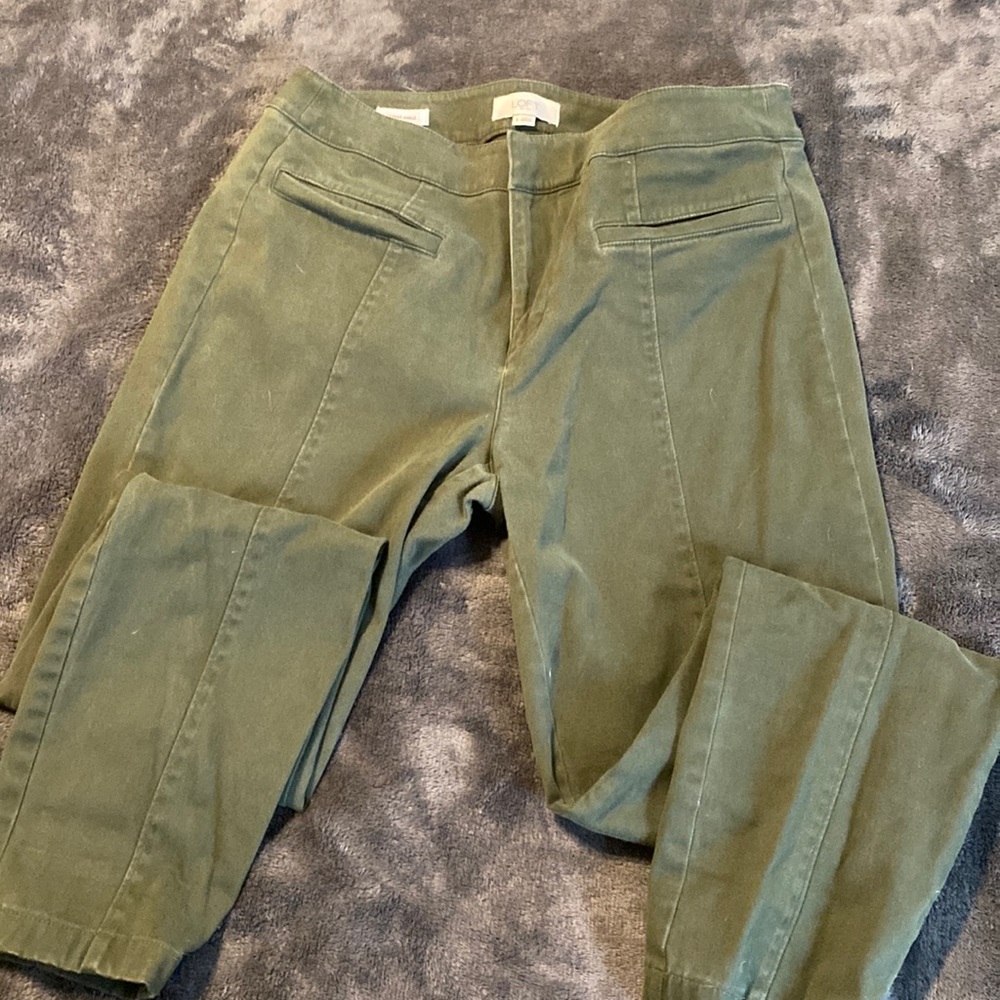 Loft skinny ankle pants 8